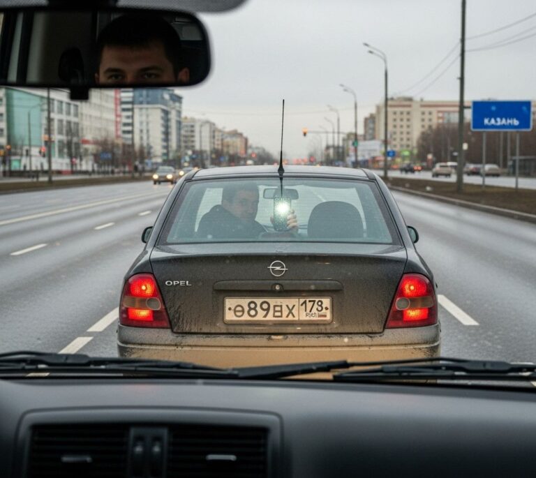 В Казани мигрант не пропустил скорую, снимал селфи и показывал неприличные жесты