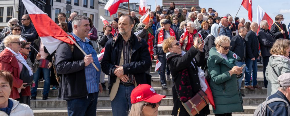 В Варшаве прошла акция против миграционной политики ЕС
