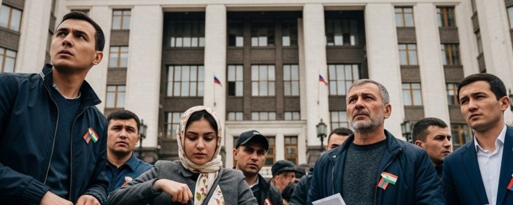 Россия президентининг укази: Тожикистонлик муҳожирлар 10 сентябргача легаллашиши керак