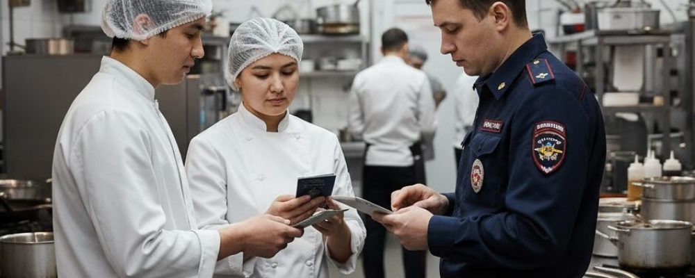 Полицейский рейд в общепите: в Нижнем Новгороде задержали 12 мигрантов